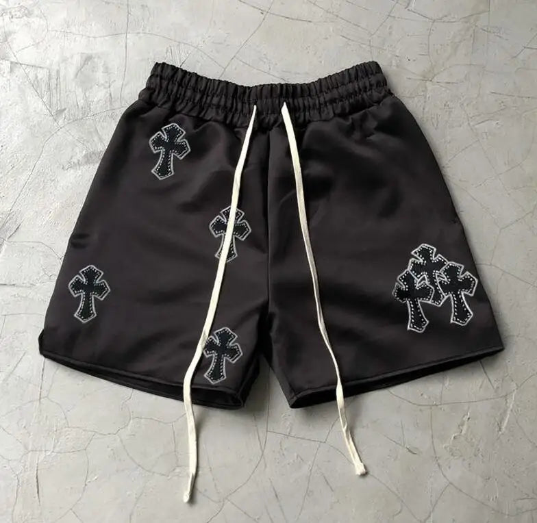 Christian Angel Cross 3D Print Breathable Shorts 